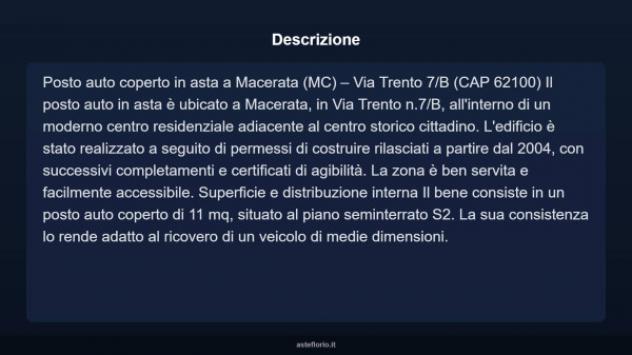 Immobile in asta di 11 m² in vendita a Macerata - Foto 4