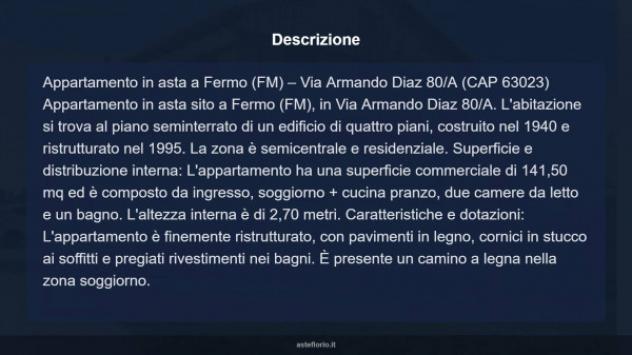Immobile in asta di 141 m² con più di 5 locali e box auto in vendita a Fermo - Foto 18