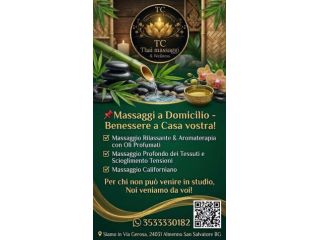 Massaggi - benessere Ponte San Pietro - Thai massaggio rilassante domicilio Tel:3533330182