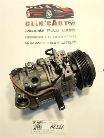 COMPRESSORE A/C BMW X1 Serie (E84) 6452 9223694 GE447260-4710 N47ND20C diesel 1995 (0915)