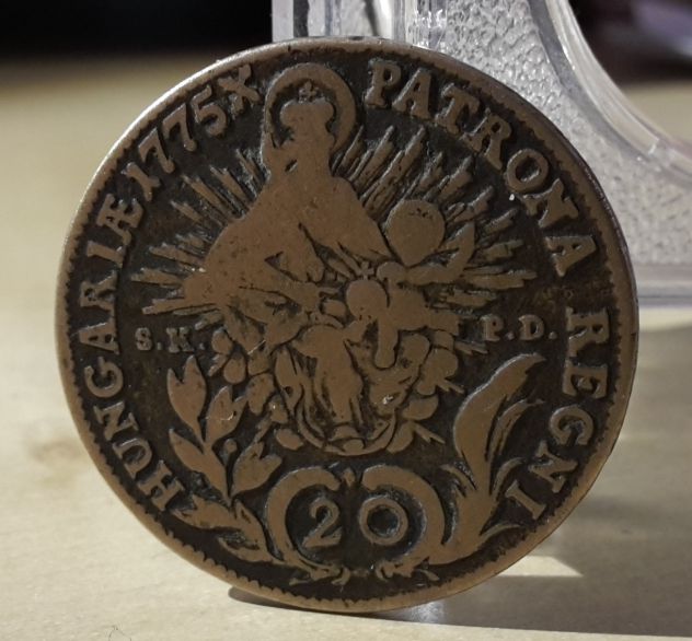 UNGHERIA, 20 KRAJZCAR 1775, Patrona del regno dell'Ungheria. - Foto 5