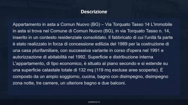Immobile in asta di 132 m² con più di 5 locali e box auto doppio in vendita a Comun Nuovo - Foto 16