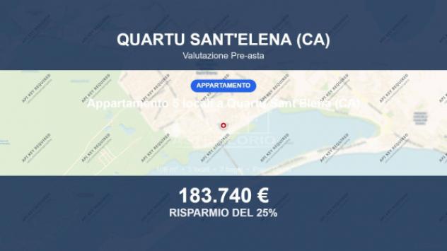 Immobile in asta di 108 m², box auto in vendita a Quartu Sant'Elena