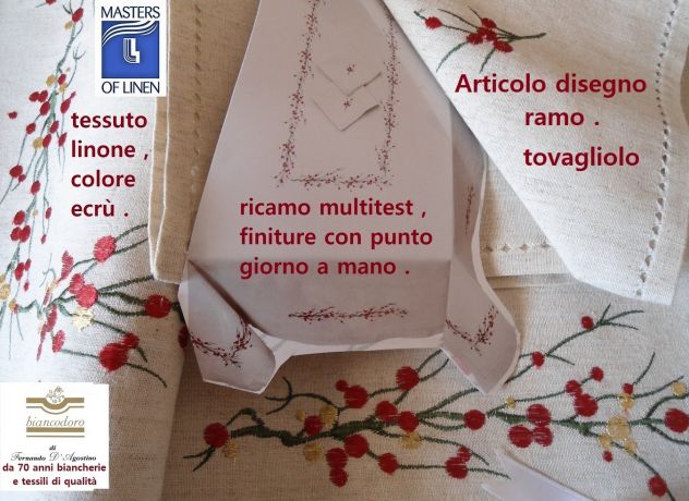 Tovaglie esclusive ricamate di Natale vari modelli e prezzi - Foto 10