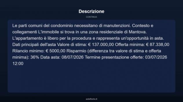 Immobile in asta di 89 m² in vendita a Mantova - Foto 17