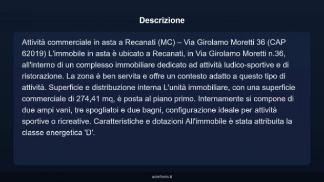 Immobile in asta di 274 m² in vendita a Recanati - Foto 3
