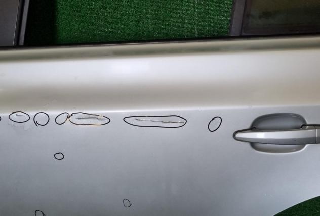 PORTIERA POSTERIORE SINISTRA BMW X3 1° Serie M47 D20 (204D4) (0410) - Foto 12