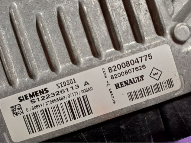 CENTRALINA RENAULT SCENIC 2 8200565863 8200592611 SIEMES SID 301 SI22326109A Ec - Foto 5