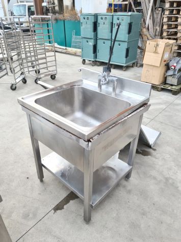 lavello inox per lavaggio piatti usato