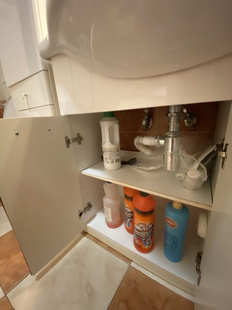 mobile bagno con lavabo e specchiera bianco - Foto 5