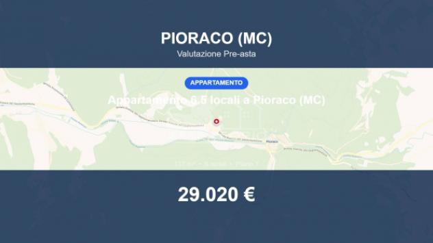 Immobile in asta di 137 m², box auto doppio in vendita a Pioraco