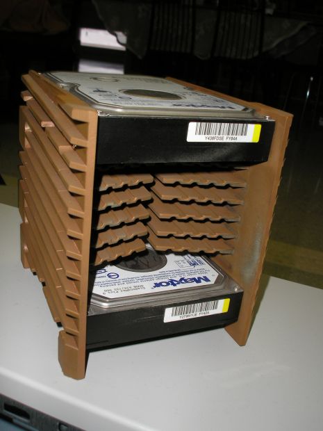 Supporto per 2 HDisk di raffreddamento in rame arigianale - Foto 2