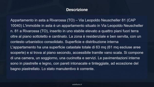 Immobile in asta di 76 m², box auto in vendita a Rivarossa - Foto 17