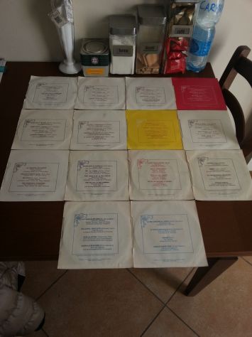 14 VINILI IN OTTIME CONDIZIONI,COMPLETI,45 GIRI:"LA CANZONE ITALIANA"(1970)FABBR - Foto 6