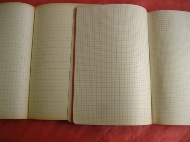 Quaderni neri anni '40-50-60. Non usati e completi - n. 5 pezzi - Foto 2