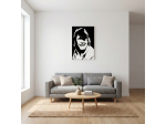 Quadro Fabrizio de Andre dipinto a mano pop art