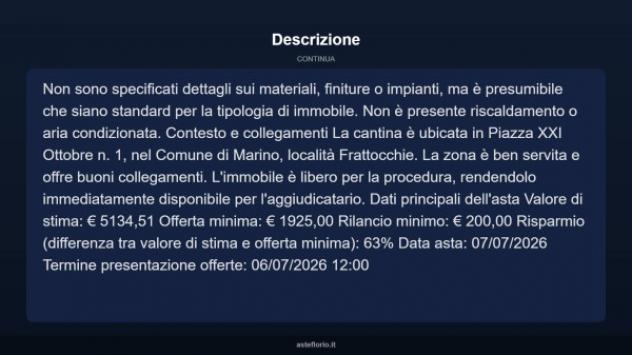 Immobile in asta di 6 m² in vendita a Marino - Foto 7