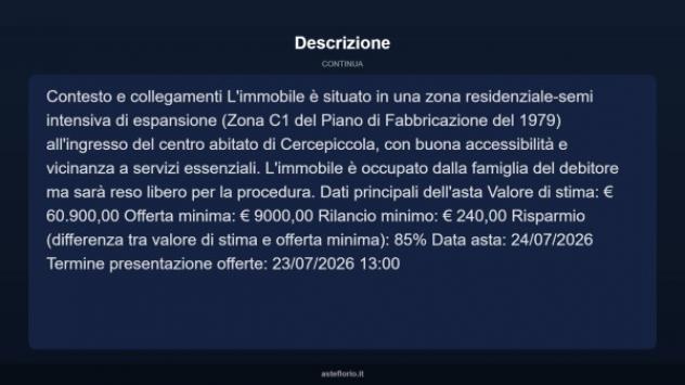 Immobile in asta di 679 m² in vendita a Cercepiccola - Foto 18