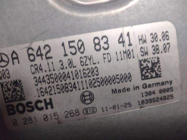 KIT ACCENSIONE COMPLETO Centralina motore Bosch Mercedes-Benz, 0281015268, 0 28 - Foto 6