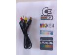 Cavo Audio Video Commodore C64 VIC20 Plus/4 c16