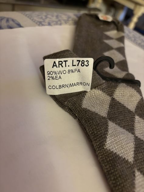 CALZE NUOVE IN LANA MERINO DA UOMO EDIZIONE LIMITATA ORIGINALI FIRMATE”VKNAGRANI - Foto 5