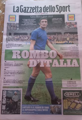 Gigi Riva- gazzetta dello sport