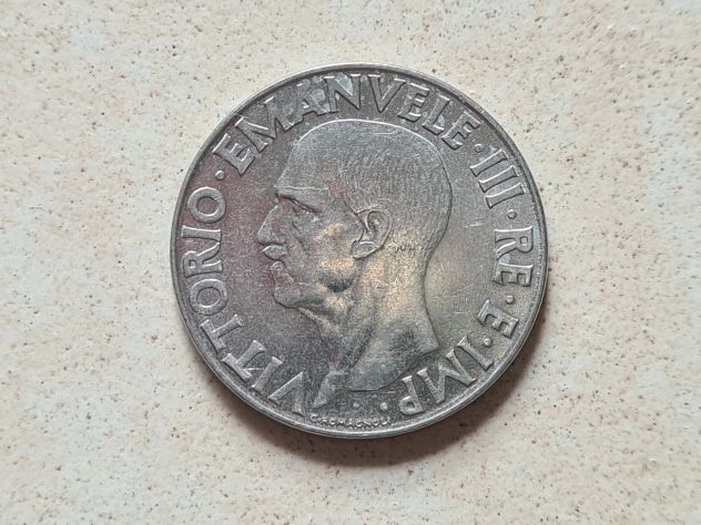 Moneta 1 Lira, 1940, Italia - Foto 2