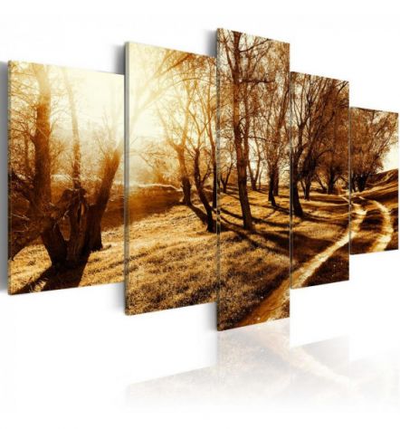 Quadro Vialetto Nella Foresta 100x50 E 200x100 ARREDALACASA