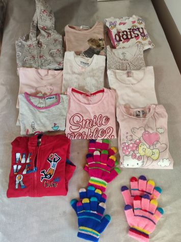 Magliette felpe pantaloncini per bimbi/bimbe - Foto 2