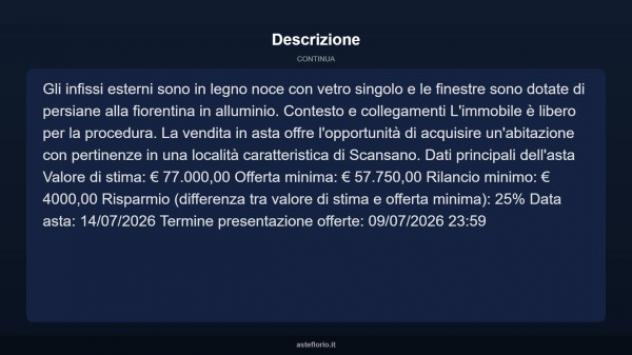 Immobile in asta di 75 m² in vendita a Scansano - Foto 12