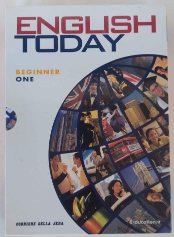 English Today Beginner Level One DVD-CD Audio e Libro Ed.Corriere della Sera