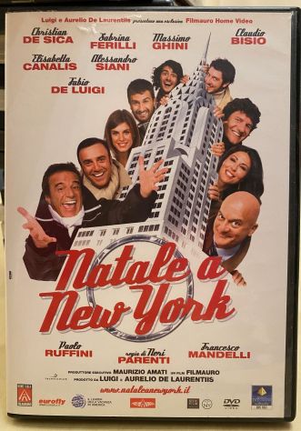 Dvd Natale a New York De Sica-Ferilli-Bisio-Canalis-Siani-Ghini