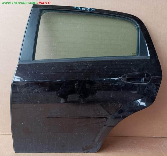 PORTA POST.S. NERA MET. C/ALZ.MAN.E SERR. 999-U65623 Carrozzeria Lamierati esterni Porte Porta post. sx. FIAT - GRANDE PUNTO - 2005 2011, FIAT - G