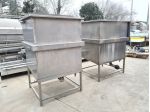 2 cisterne inox con coperchio usate