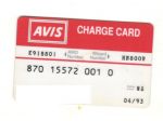 Avis carta di credito 1993