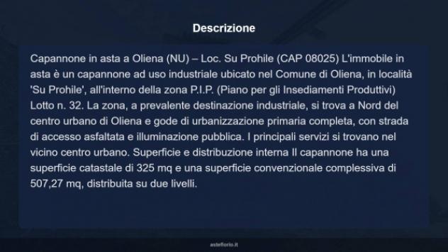 Immobile in asta di 325 m² in vendita a Oliena - Foto 7