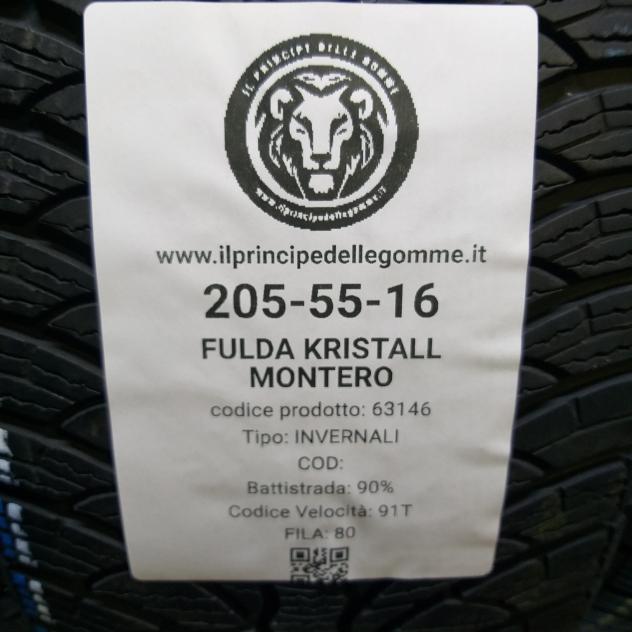 4 GOMME 205 55 16 FULDA A63146 - Foto 2