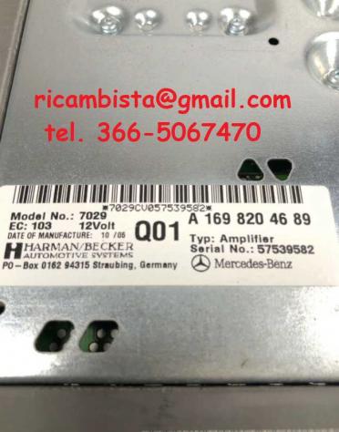 A1698204689 Mercedes CLK 500 amplificatore Harman - Foto 3