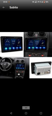autoradio android 9 touchscreen per Nissan qasj10
