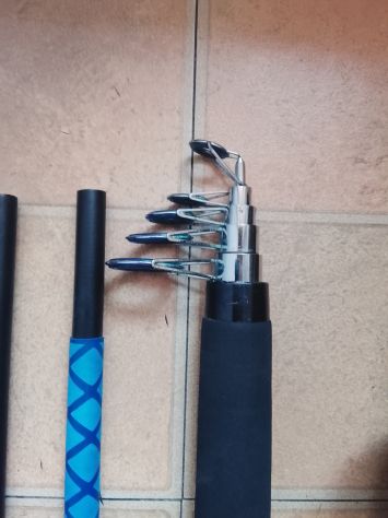 Attrezzatura da pesca Completa Storione Carpe Mare Surfcasting Canne Mulinelli - Foto 2