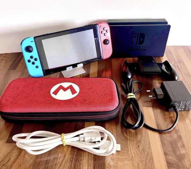 Console Nintendo swich V1 completa con scatola e accessori - funzionante