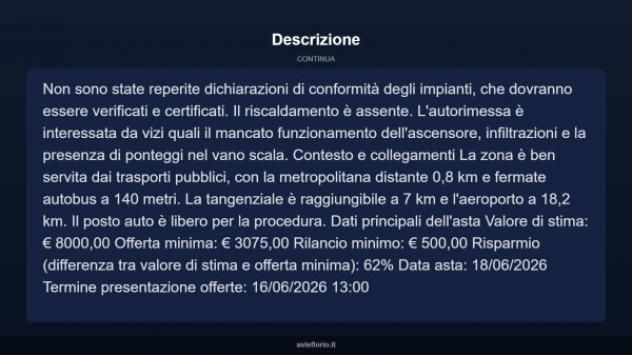 Immobile in asta di 11 m² in vendita a Milano - Foto 5