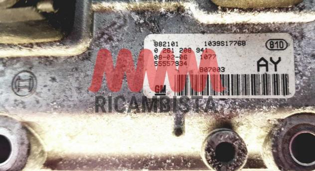 0261200941 55557934 Opel Corsa D 1.4 16v centralina motore Bosch - Foto 2