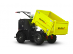 Motocarriola elettrica 48V 40Ah 4x4 550kg sterzo articolato e pedana operatore