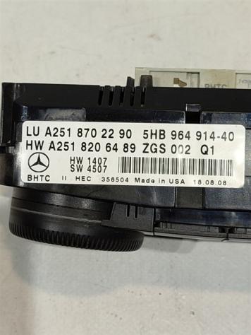 CENTRALINA CLIMA MERCEDES ML W164 3° Serie A2518702290 642940 (0511) - Foto 4