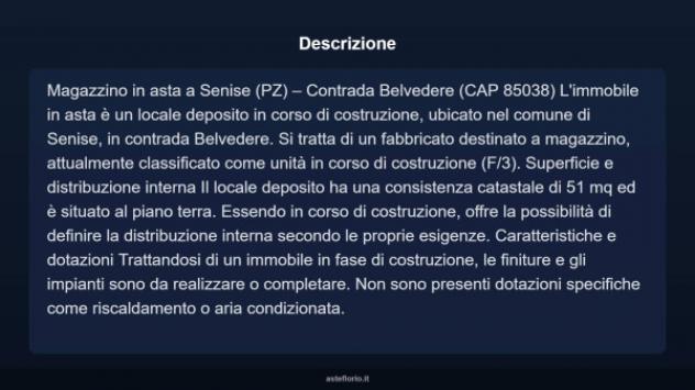 Immobile in asta di 51 m² in vendita a Senise - Foto 10