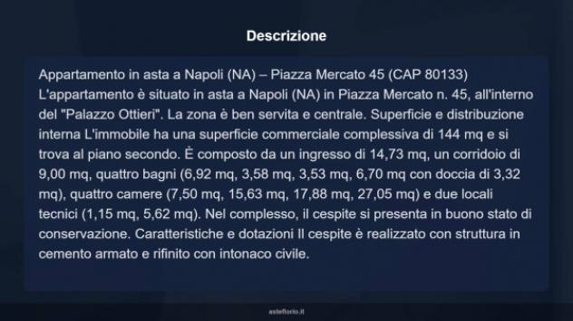 Immobile in asta di 144 m² in vendita a Napoli - Foto 12