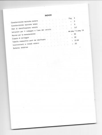 Libretto FANTIC 125 cc. - Foto 3
