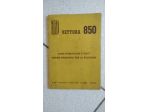 CATALOGO CARATTERISTICHE E DATI  NORME PER LE REVISIONI PER FIAT 850 BERLINA