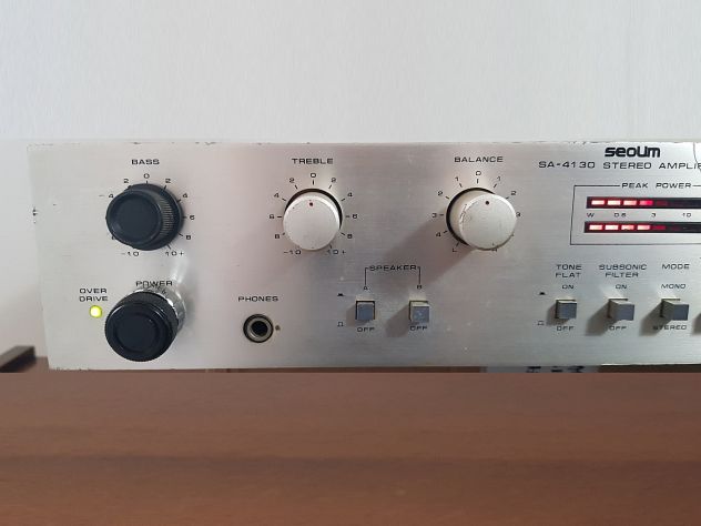 Amplificatore Hi-Fi Seoum SA-4130 da revisionare - Foto 3